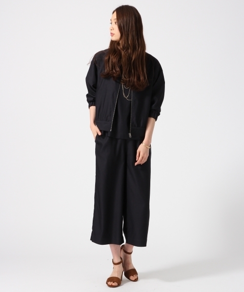 GLOBAL WORK（グローバルワーク）の「【吸水速乾】ビーチパジャマプルオーバー半袖/739761（Tシャツ/カットソー・レディース・ブラウン/ネイビー・LARGE/MEDIUM）」の5枚目の写真