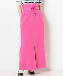 Another Edition | 裏毛マキシスカート＆ベルト(スカート)