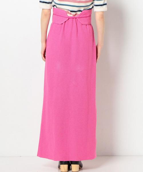 Another Edition（アナザーエディション）の「裏毛マキシスカート＆ベルト ◆（スカート・レディース・ピンク/ライトグレー/ナチュラル・FREE）」の4枚目の写真