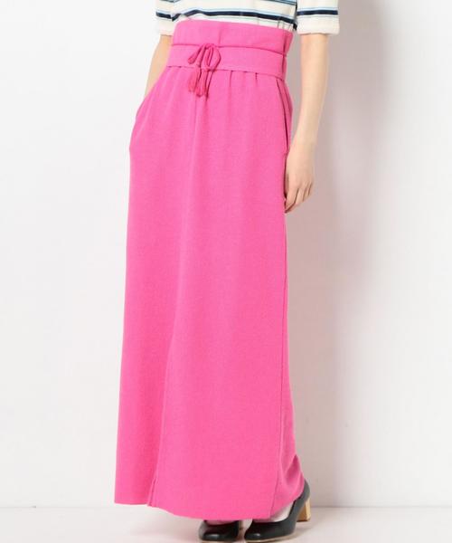 Another Edition（アナザーエディション）の「裏毛マキシスカート＆ベルト ◆（スカート・レディース・ピンク/ライトグレー/ナチュラル・FREE）」の10枚目の写真