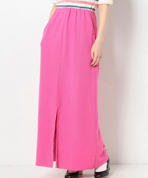 Another Edition（アナザーエディション）の「裏毛マキシスカート＆ベルト ◆（スカート・レディース・ピンク/ライトグレー/ナチュラル・FREE）」の11枚目の写真