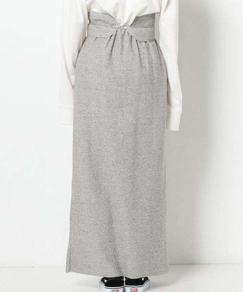 Another Edition（アナザーエディション）の「裏毛マキシスカート＆ベルト ◆（スカート・レディース・ピンク/ライトグレー/ナチュラル・FREE）」の13枚目の写真