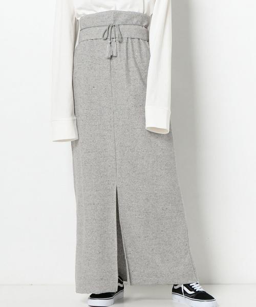 Another Edition（アナザーエディション）の「裏毛マキシスカート＆ベルト ◆（スカート・レディース・ピンク/ライトグレー/ナチュラル・FREE）」の15枚目の写真