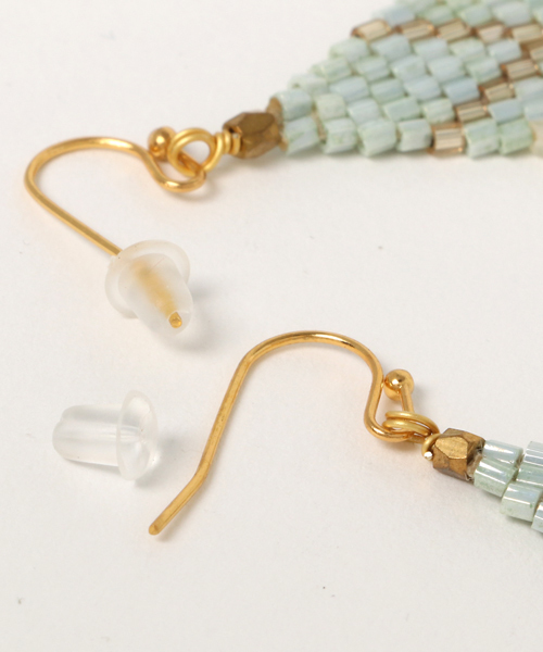 NAKAMOL(ナカモル)の「NAKAMOL2-1(ピアス(両耳用)・レディース・アクア/ピンク・FREE)」の4枚目の写真