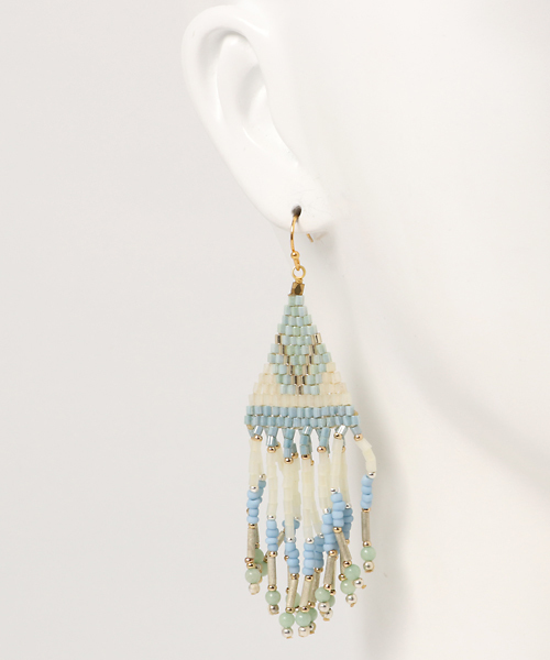 NAKAMOL(ナカモル)の「NAKAMOL2-1(ピアス(両耳用)・レディース・アクア/ピンク・FREE)」の5枚目の写真