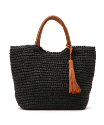 NATURAL BEAUTY BASIC | バイカラータッセルトートバッグ(トートバッグ)