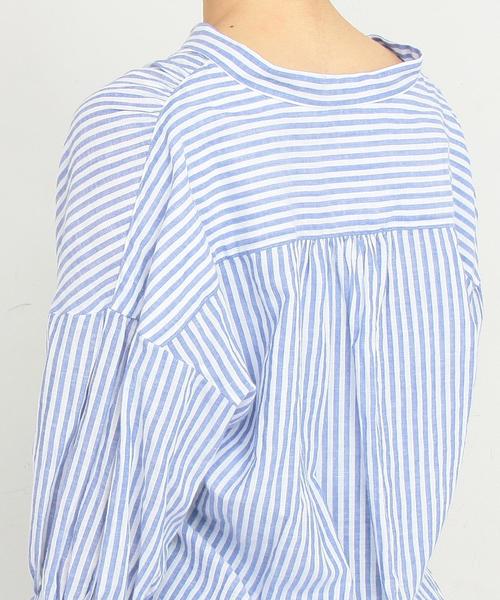 BEAUTY&YOUTH UNITED ARROWS（ビューティーアンドユースユナイテッドアローズ）の「【WEB限定】by ※ドライブレンドスキッパーブラウス -手洗い可能-速乾- ◆（シャツ/ブラウス・レディース・ホワイト/ネイビー/その他1・FREE）」の14枚目の写真