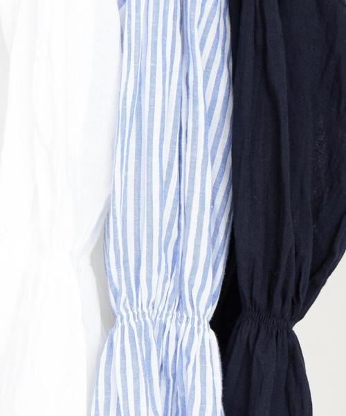 BEAUTY&YOUTH UNITED ARROWS（ビューティーアンドユースユナイテッドアローズ）の「【WEB限定】by ※ドライブレンドスキッパーブラウス -手洗い可能-速乾- ◆（シャツ/ブラウス・レディース・ホワイト/ネイビー/その他1・FREE）」の15枚目の写真
