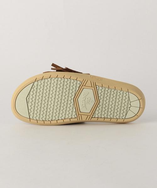 29cm  slipperスエード レザー フリンジサンダルスリッパ ISLAND SLIPPER（アイランドスリッパ）の「【別注】＜ISLAND