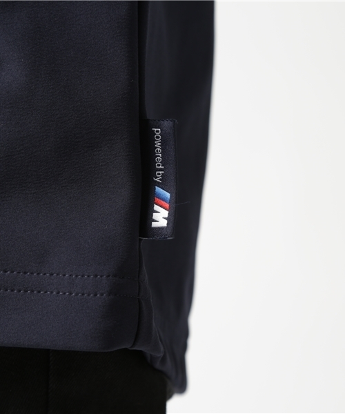 PUMA（プーマ）の「BMW MSP ソフトシェルジャケット（ナイロンジャケット・メンズ・ネイビー・LARGE/SMALL/X-SMALL/MEDIUM/X-LARGE）」の4枚目の写真