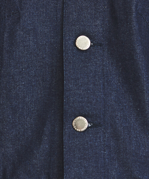 UNITED ARROWS（ユナイテッドアローズ）の「＜JOHN LAWRENCE SULLIVAN（ジョン ローレンスサリバン）＞OVER DENIM ジャケット（デニムジャケット・レディース・ブラック/ロイヤルブルー/ホワイト・FREE）」の8枚目の写真