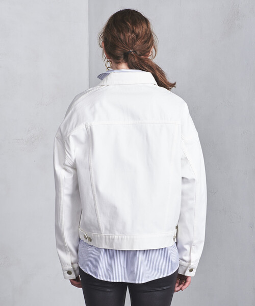 UNITED ARROWS（ユナイテッドアローズ）の「＜JOHN LAWRENCE SULLIVAN（ジョン ローレンスサリバン）＞OVER DENIM ジャケット（デニムジャケット・レディース・ブラック/ロイヤルブルー/ホワイト・FREE）」の21枚目の写真