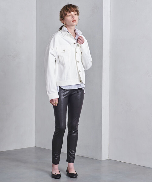 UNITED ARROWS（ユナイテッドアローズ）の「＜JOHN LAWRENCE SULLIVAN（ジョン ローレンスサリバン）＞OVER DENIM ジャケット（デニムジャケット・レディース・ブラック/ロイヤルブルー/ホワイト・FREE）」の20枚目の写真