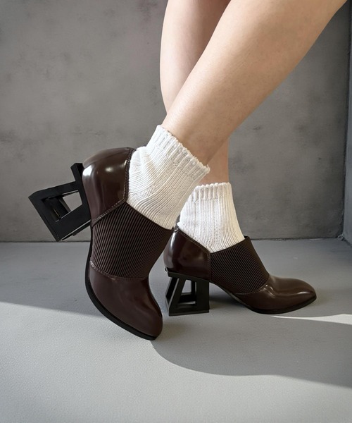 スクエアヒールゴアブーティ Jeffrey Campbell│Jeffrey Campbell