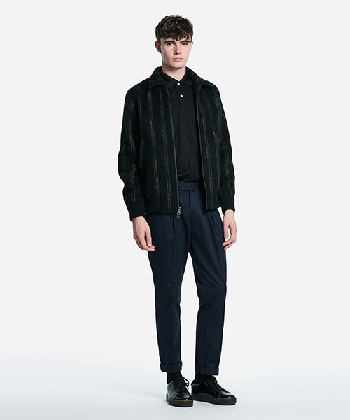 Saturdays NYC（サタデーズ ニューヨークシティ ）の「Gordy Pleated Twill Pants（スラックス・メンズ・ブラック/ベージュ/ネイビー・30/32/29/28/34）」の13枚目の写真