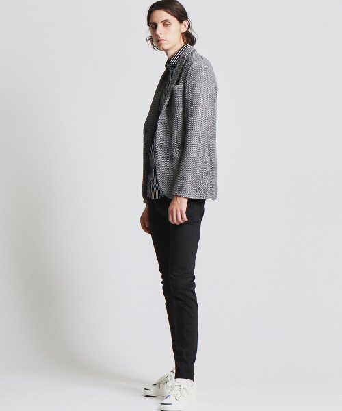 RECENCY OF MINE(リーセンシー オブ マイン)の「【Recency of Mine】COOLMAX 鹿の子ストライプベーシックシャツ(シャツ/ブラウス・メンズ・ネイビー/オフホワイト・48/46/44/50)」の12枚目の写真
