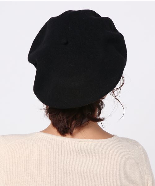 RIVE DROITE（リヴドロワ）の「ウール100ベレー帽（ハンチング/ベレー帽・レディース・グレー/パープル/マスタード/ブラック・FREE）」の9枚目の写真