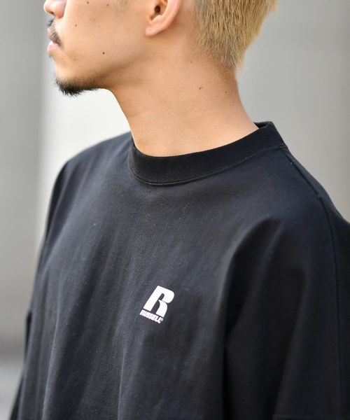 RUSSELL(ラッセル)の「【RUSSELL ATHLETIC】別注バットウィングプリントTシャツ(Tシャツ/カットソー・メンズ・ブラック/オフホワイト・M/L/XL)」の13枚目の写真