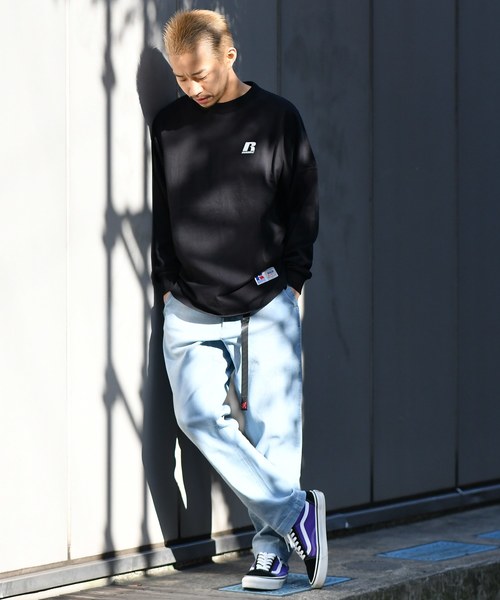 RUSSELL(ラッセル)の「【RUSSELL ATHLETIC】別注バットウィングプリントTシャツ(Tシャツ/カットソー・メンズ・ブラック/オフホワイト・M/L/XL)」の20枚目の写真