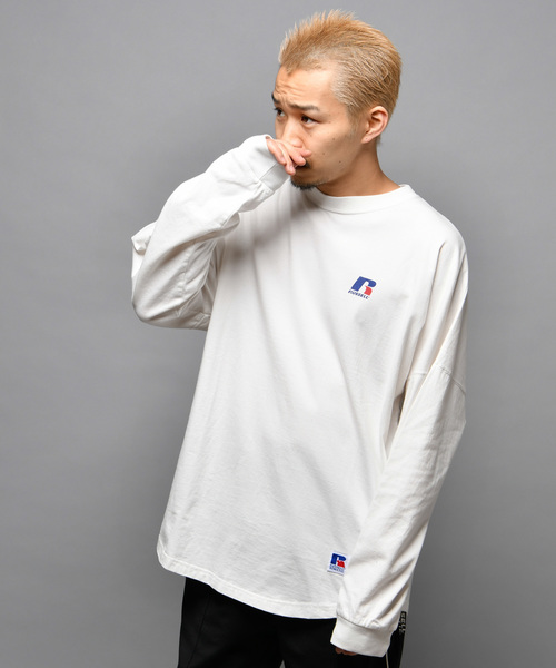 RUSSELL(ラッセル)の「【RUSSELL ATHLETIC】別注バットウィングプリントTシャツ(Tシャツ/カットソー・メンズ・ブラック/オフホワイト・M/L/XL)」の22枚目の写真