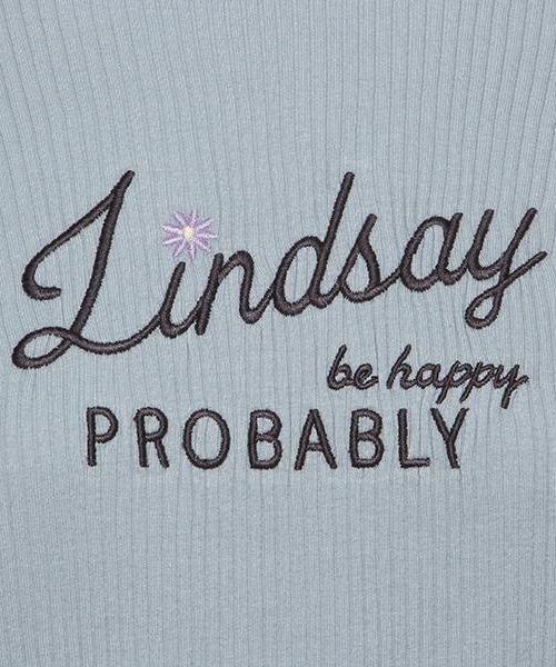 Lindsay(リンジィ)の「キャンディスリーブ テレコ長袖Tシャツ(Tシャツ/カットソー・キッズ・レッド/オフホワイト/サックスブルー・150/160)」の6枚目の写真