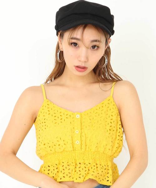 ENVYM(アンビー)の「Cotton Lace CA (キャミソール・レディース・ホワイト/ブラック/イエロー/オレンジ・FREE)」の3枚目の写真