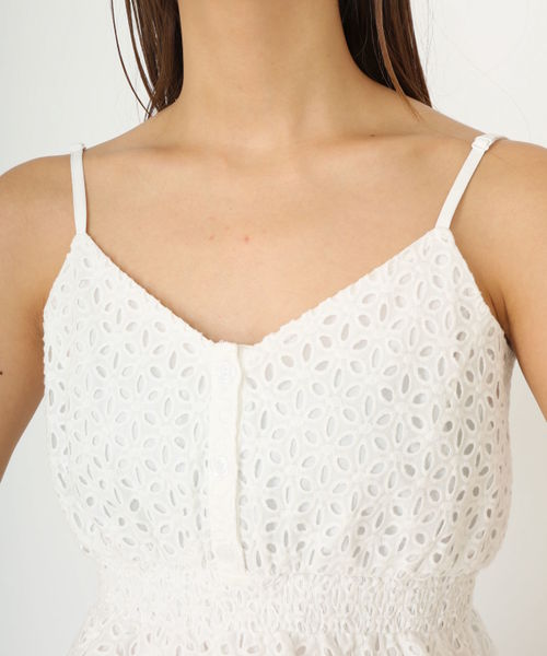 ENVYM(アンビー)の「Cotton Lace CA (キャミソール・レディース・ホワイト/ブラック/イエロー/オレンジ・FREE)」の6枚目の写真