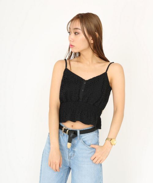 ENVYM(アンビー)の「Cotton Lace CA (キャミソール・レディース・ホワイト/ブラック/イエロー/オレンジ・FREE)」の14枚目の写真