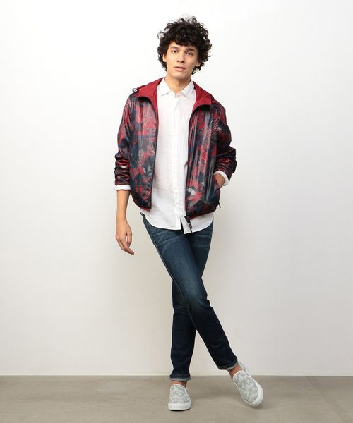 ARMANI EXCHANGE(アルマーニエクスチェンジ)の「【AXアルマーニ エクスチェンジ】リネンシャツ(シャツ/ブラウス・メンズ・ホワイト/ネイビー・LARGE/MEDIUM/SMALL/X-SMALL/X-LARGE)」の5枚目の写真