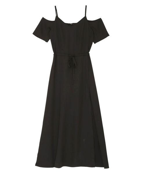 EMODA(エモダ)の「スリットレイヤーマキシワンピース(ワンピース・レディース・ブラック/ベージュ/その他・FREE)」の19枚目の写真