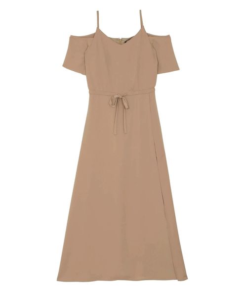 EMODA(エモダ)の「スリットレイヤーマキシワンピース(ワンピース・レディース・ブラック/ベージュ/その他・FREE)」の22枚目の写真