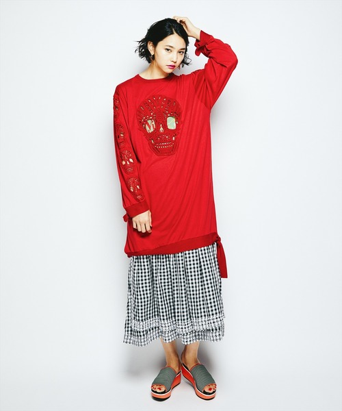HYSTERIC GLAMOUR（ヒステリックグラマー）の「SKULL LACEプルオーバー