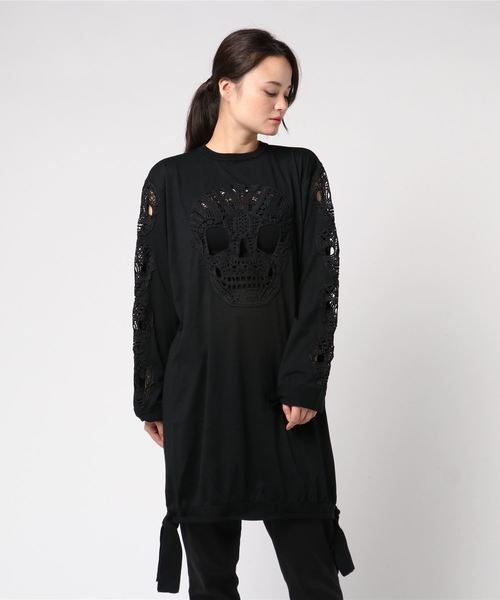 HYSTERIC GLAMOUR（ヒステリックグラマー）の「SKULL LACEプルオーバー