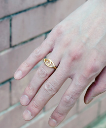 TIME（タイム）の「TIME タイム / Eyes Ring アイズリング / TIME-R-001GD（リング）」