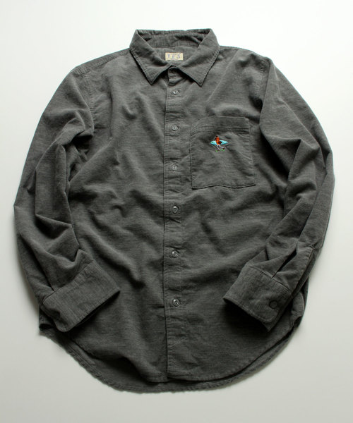 The Endless Summer(エンドレスサマー)の「TOP CORDUROY WORK SHIRTS(シャツ/ブラウス)」|グレー