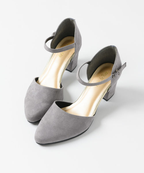 Rewde（ルゥデ）の「ﾁｬﾝｷｰﾋｰﾙﾊﾟﾝﾌﾟｽ（8R18-07156）（パンプス・レディース・ブラック/ベージュ/グレー・LL/S/M/L）」の3枚目の写真