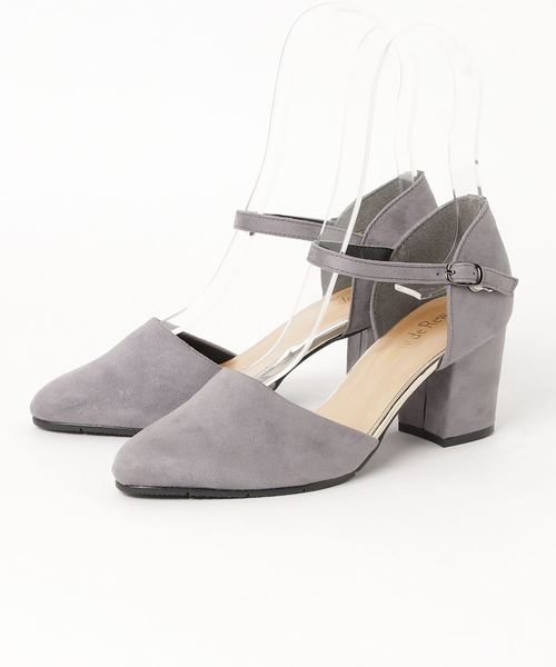 Rewde（ルゥデ）の「ﾁｬﾝｷｰﾋｰﾙﾊﾟﾝﾌﾟｽ（8R18-07156）（パンプス・レディース・ブラック/ベージュ/グレー・LL/S/M/L）」の7枚目の写真