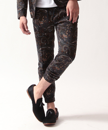 MONKEY TIME | MT∴ コットン/レクセル ペイズリー リブパンツ（LB）(その他パンツ)
