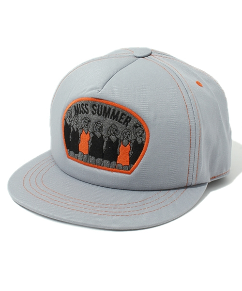 WC（ダブル シー）の「wc/MISS　SUMMＥR ツイルCAP（キャップ・レディース・ライトグレー/ブラウン/ネイビー・FREE）」の2枚目の写真