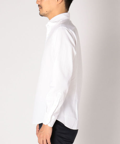 SHIPS(シップス)の「SD: ウォッシュド ワッフル ソリッド シャツ(ホワイト)(シャツ/ブラウス・メンズ・ホワイト・LARGE/SMALL/MEDIUM/X-LARGE)」の2枚目の写真