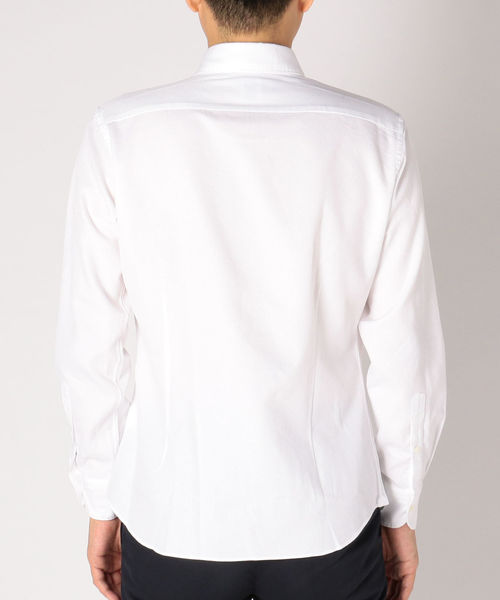 SHIPS(シップス)の「SD: ウォッシュド ワッフル ソリッド シャツ(ホワイト)(シャツ/ブラウス・メンズ・ホワイト・LARGE/SMALL/MEDIUM/X-LARGE)」の3枚目の写真