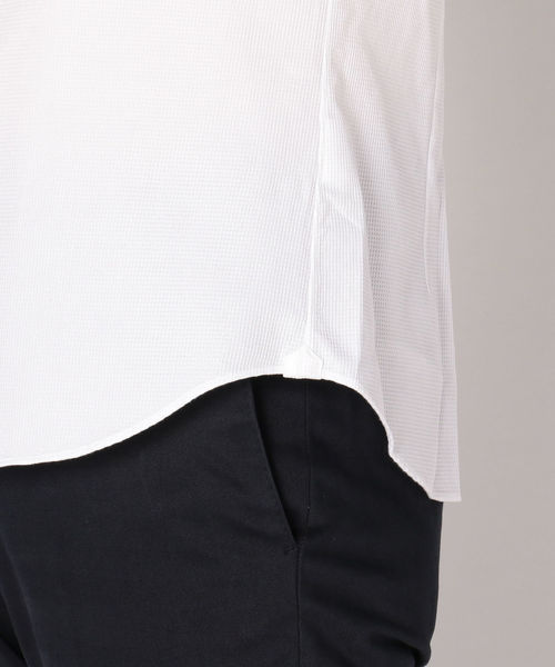 SHIPS(シップス)の「SD: ウォッシュド ワッフル ソリッド シャツ(ホワイト)(シャツ/ブラウス・メンズ・ホワイト・LARGE/SMALL/MEDIUM/X-LARGE)」の7枚目の写真