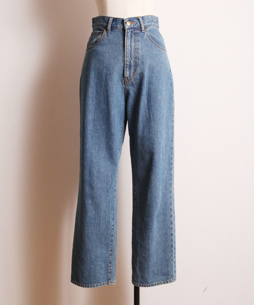 &. NOSTALGIA（アンドドットノスタルジア）の「ハイライズデニムパンツ（デニムパンツ・レディース・ブルー系その他/インディゴブルー・S/M/L）」の12枚目の写真
