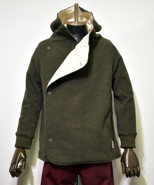 Ranch standard(ランチスタンダード)の「【Ranch standard】 RA17-097 ダブルブレストパーカ(ブルゾン・メンズ・ブラック/ネイビー/オリーブ・2/3)」の11枚目の写真