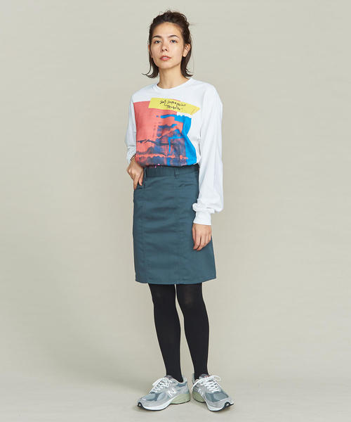 Dickies(ディッキーズ)の「【別注】<Dickies>ミニスカート ◆(スカート・レディース・ネイビー/オリーブ/ブラック・SMALL/MEDIUM)」の11枚目の写真