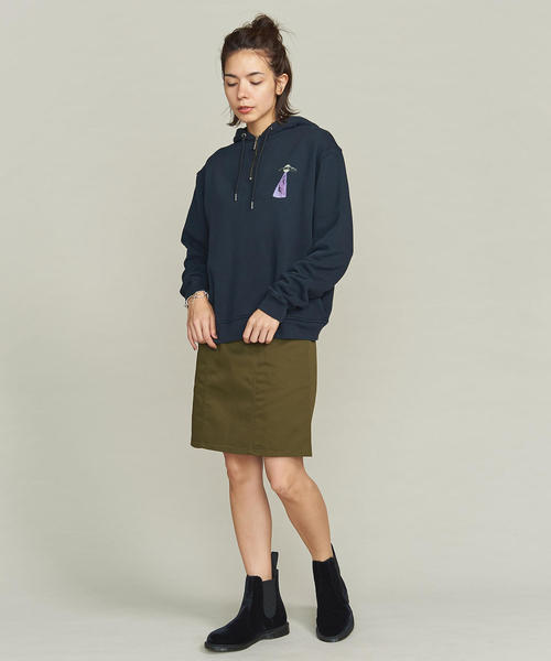 Dickies(ディッキーズ)の「【別注】<Dickies>ミニスカート ◆(スカート・レディース・ネイビー/オリーブ/ブラック・SMALL/MEDIUM)」の9枚目の写真
