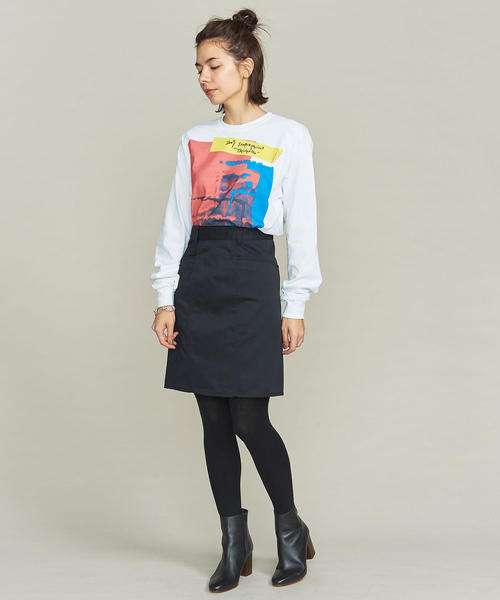 Dickies(ディッキーズ)の「【別注】<Dickies>ミニスカート ◆(スカート・レディース・ネイビー/オリーブ/ブラック・SMALL/MEDIUM)」の10枚目の写真