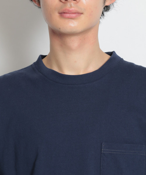 niko and...(ニコアンド)の「USAコットン無地ロンT(Tシャツ/カットソー・メンズ・ホワイト/ネイビー/イエロー/ブルー・MEDIUM/LARGE)」の12枚目の写真