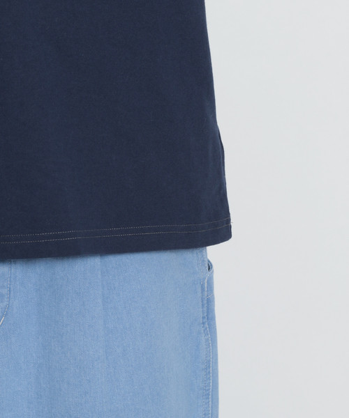 niko and...(ニコアンド)の「USAコットン無地ロンT(Tシャツ/カットソー・メンズ・ホワイト/ネイビー/イエロー/ブルー・MEDIUM/LARGE)」の15枚目の写真