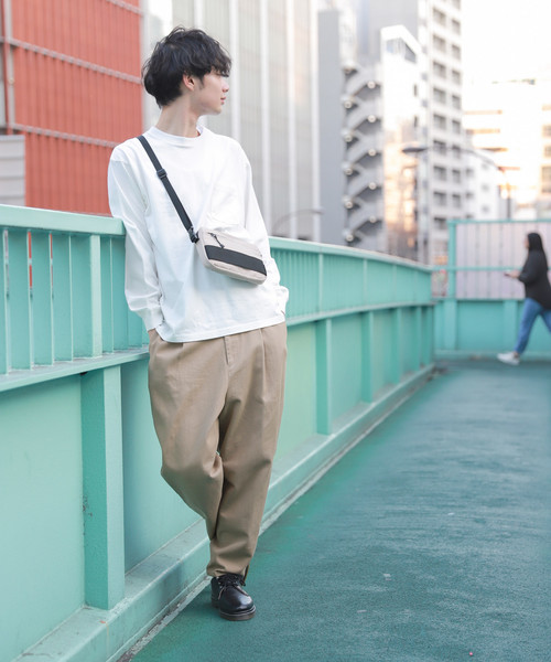 niko and...(ニコアンド)の「USAコットン無地ロンT(Tシャツ/カットソー・メンズ・ホワイト/ネイビー/イエロー/ブルー・MEDIUM/LARGE)」の18枚目の写真